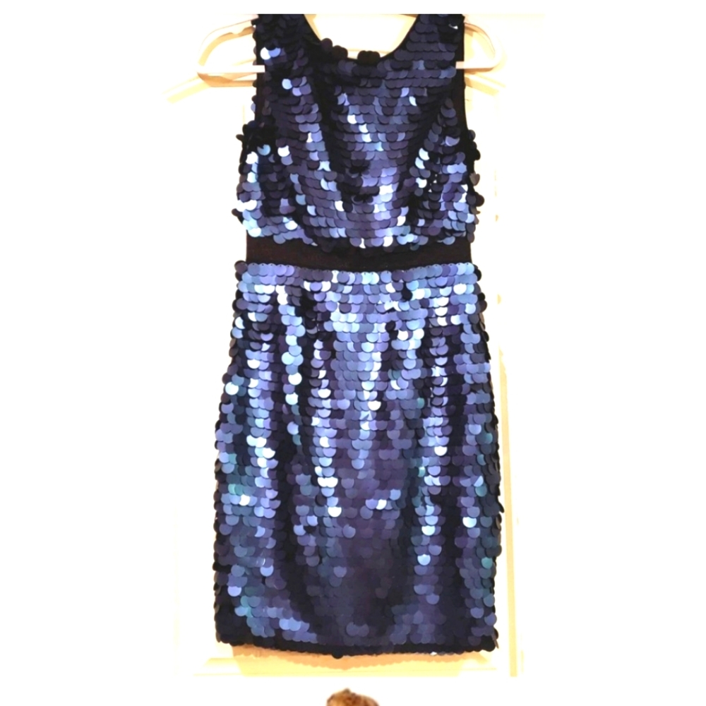 Lipsy navy sequin Dress